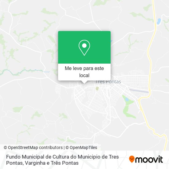 Fundo Municipal de Cultura do Municipio de Tres Pontas mapa