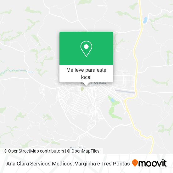 Ana Clara Servicos Medicos mapa