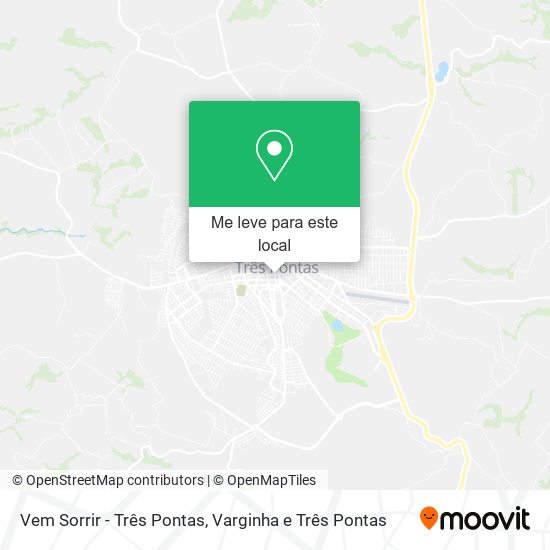 Vem Sorrir - Três Pontas mapa