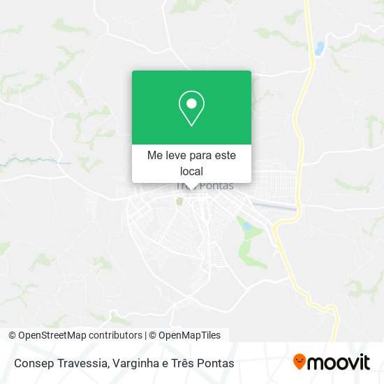 Consep Travessia mapa
