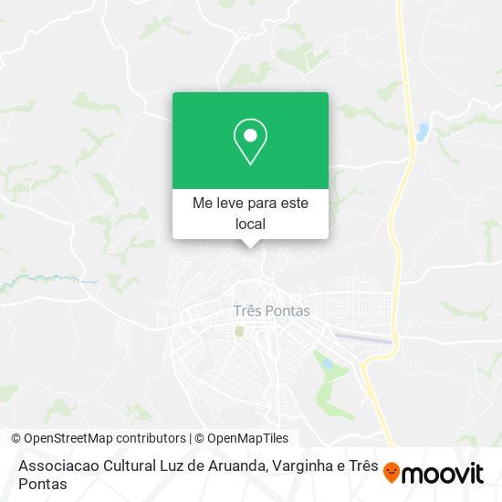 Associacao Cultural Luz de Aruanda mapa