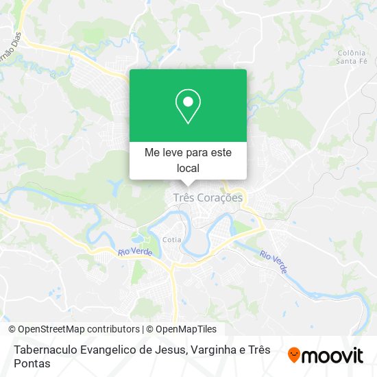 Tabernaculo Evangelico de Jesus mapa