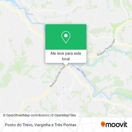 Posto do Trevo mapa