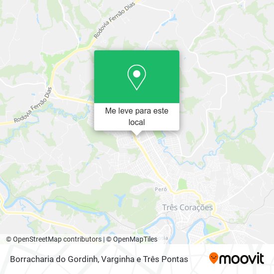 Borracharia do Gordinh mapa