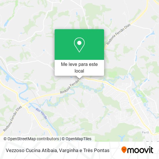 Vezzoso Cucina Atibaia mapa