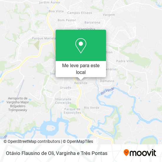 Otávio Flausino de Oli mapa