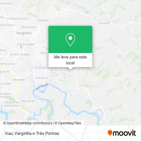 Itaú mapa