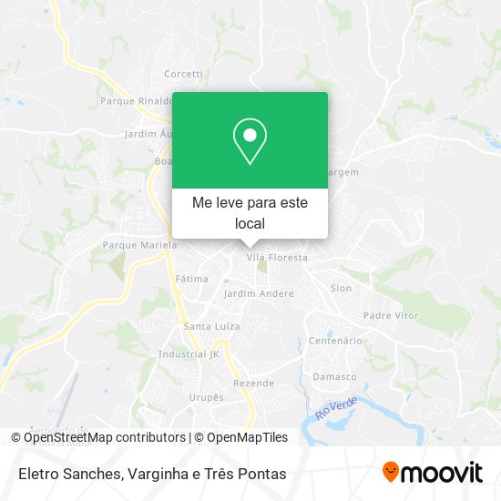 Eletro Sanches mapa