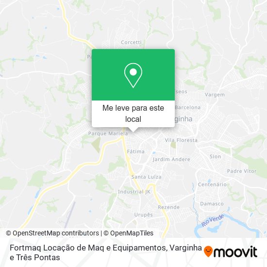 Fortmaq Locação de Maq e Equipamentos mapa