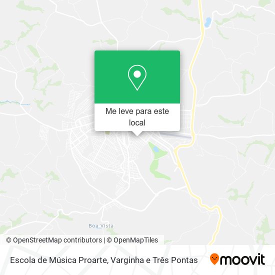 Escola de Música Proarte mapa