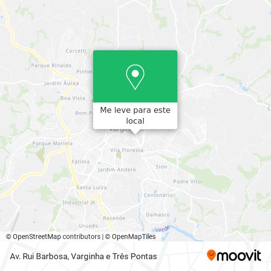 Av. Rui Barbosa mapa