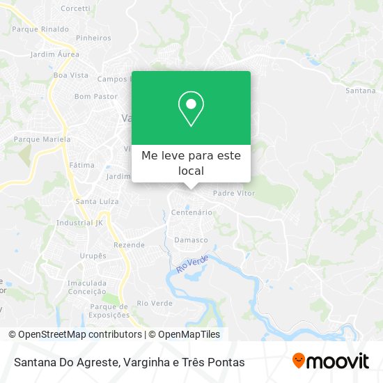 Santana Do Agreste mapa