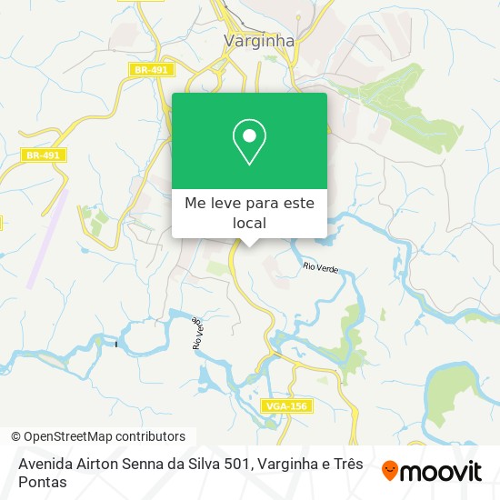 Avenida Airton Senna da Silva 501 mapa