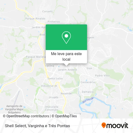 Shell Select mapa