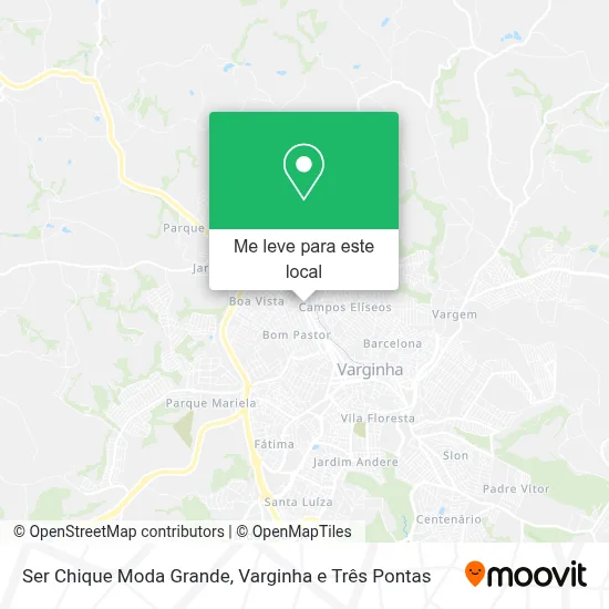 Ser Chique Moda Grande mapa