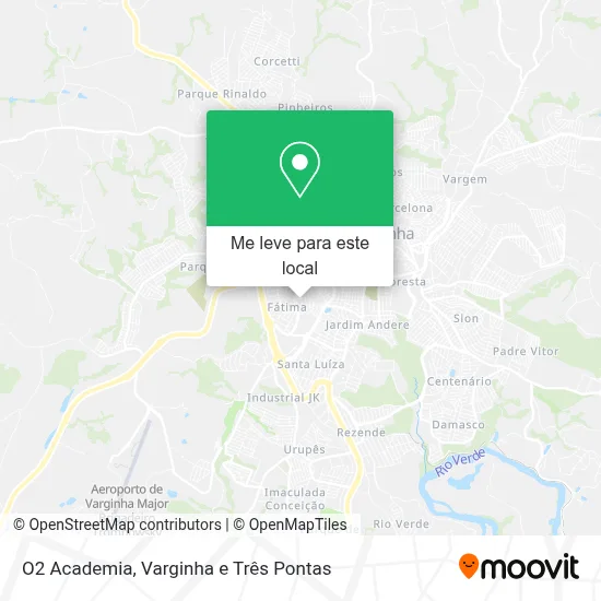 O2 Academia mapa