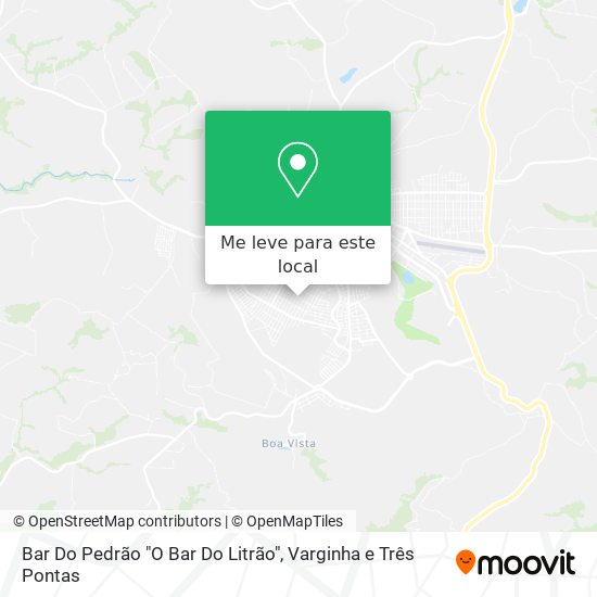 Bar Do Pedrão "O Bar Do Litrão" mapa
