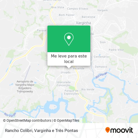 Rancho Colibri mapa