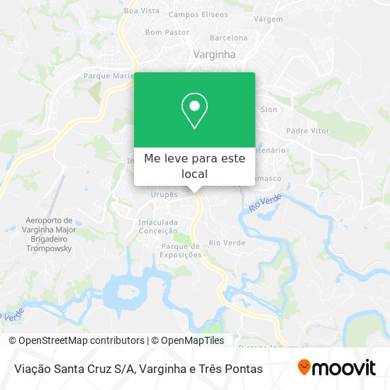 Viação Santa Cruz S/A mapa