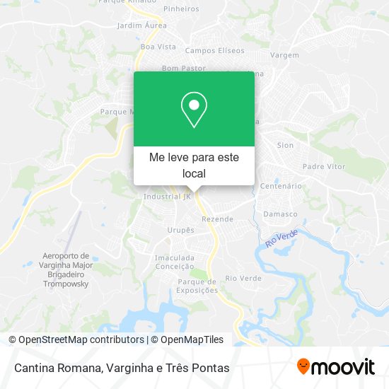 Cantina Romana mapa
