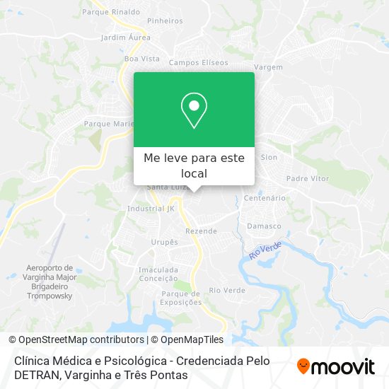 Clínica Médica e Psicológica - Credenciada Pelo DETRAN mapa