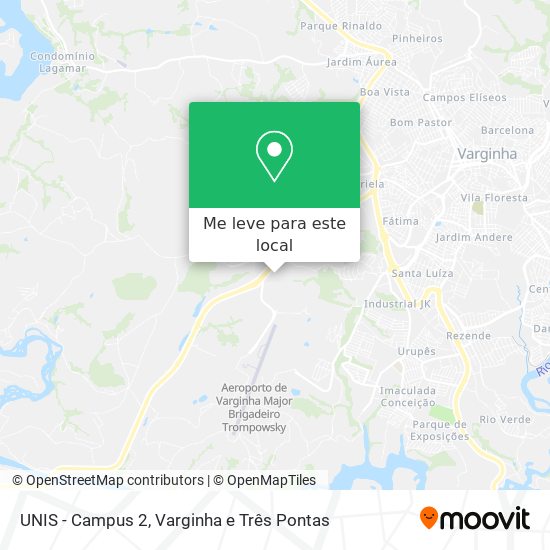 UNIS - Campus 2 mapa