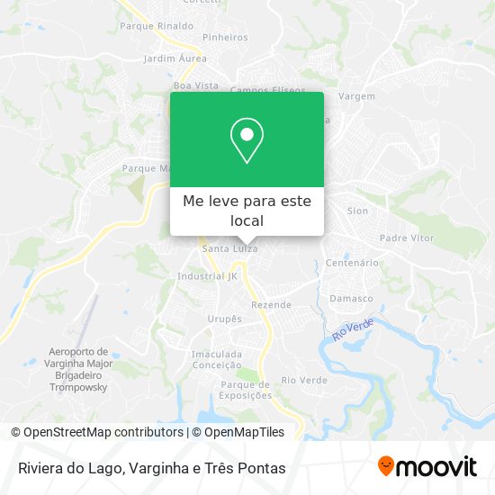 Riviera do Lago mapa