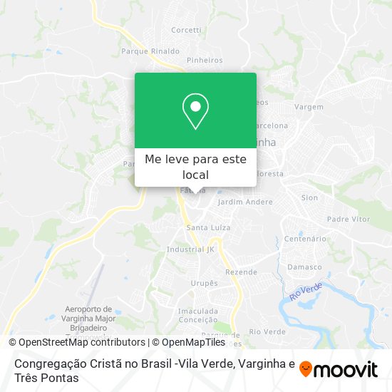 Congregação Cristã no Brasil -Vila Verde mapa