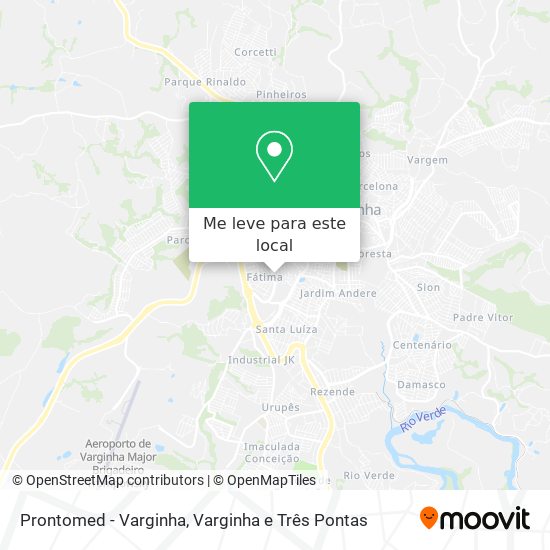 Prontomed - Varginha mapa