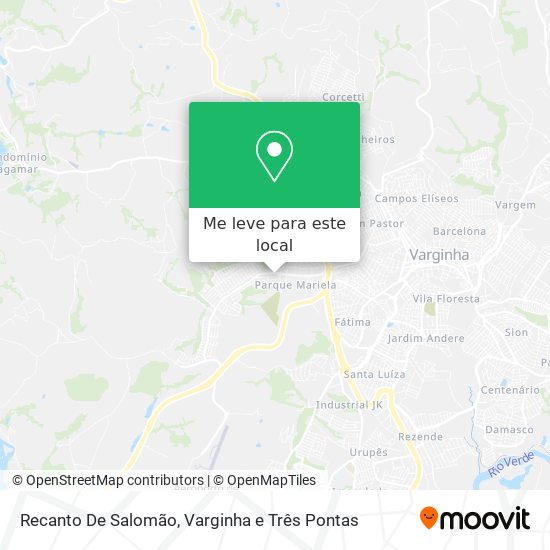 Recanto De Salomão mapa