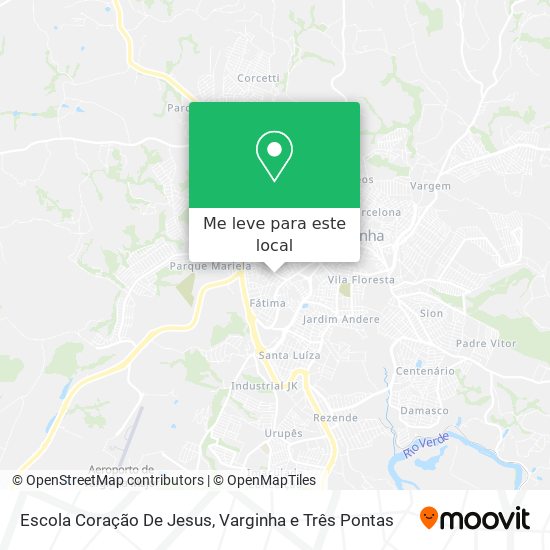 Escola Coração De Jesus mapa