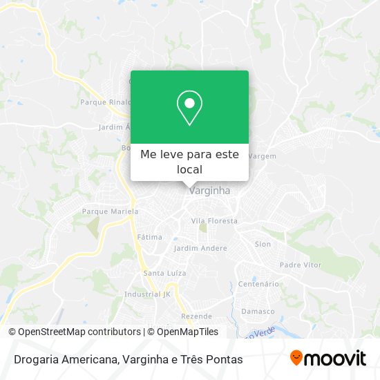 Drogaria Americana mapa