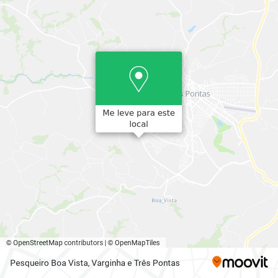 Pesqueiro Boa Vista mapa