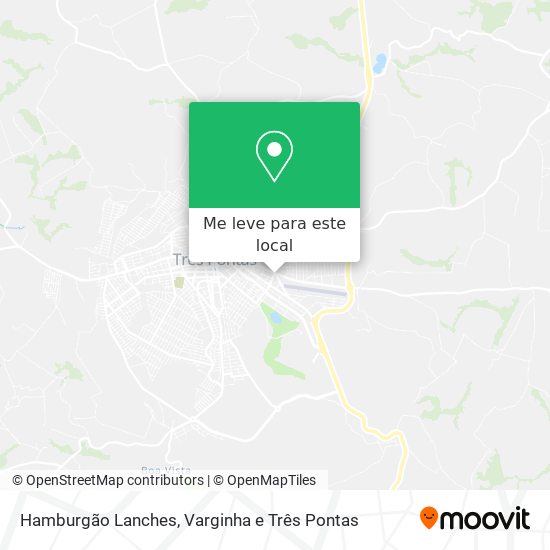 Hamburgão Lanches mapa