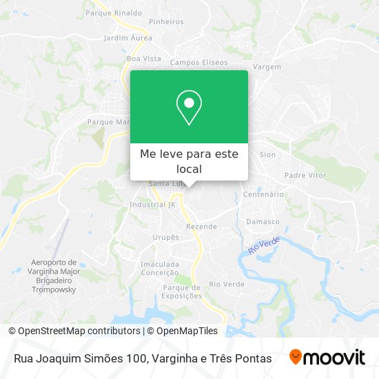 Rua Joaquim Simões 100 mapa