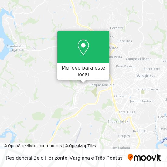 Residencial Belo Horizonte mapa