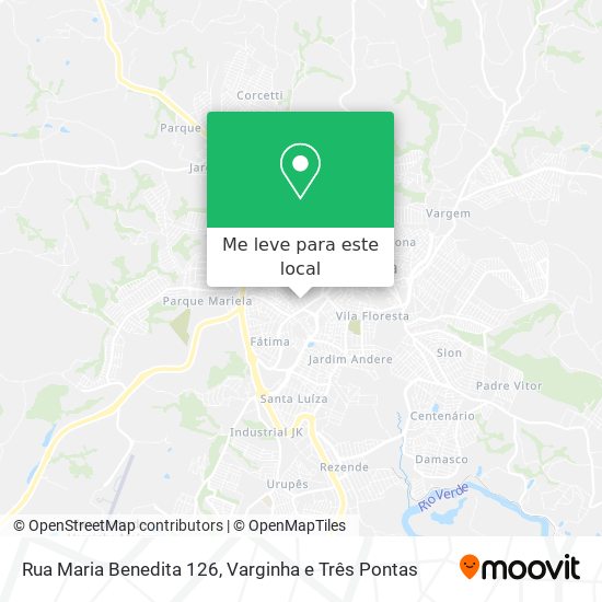 Rua Maria Benedita 126 mapa