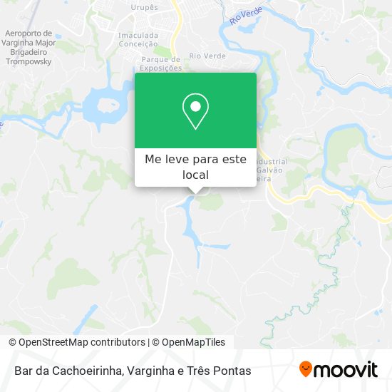 Bar da Cachoeirinha mapa