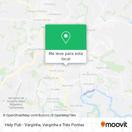 Help Pub - Varginha mapa