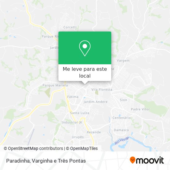 Paradinha mapa