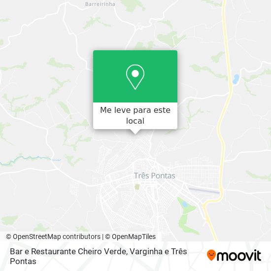Bar e Restaurante Cheiro Verde mapa