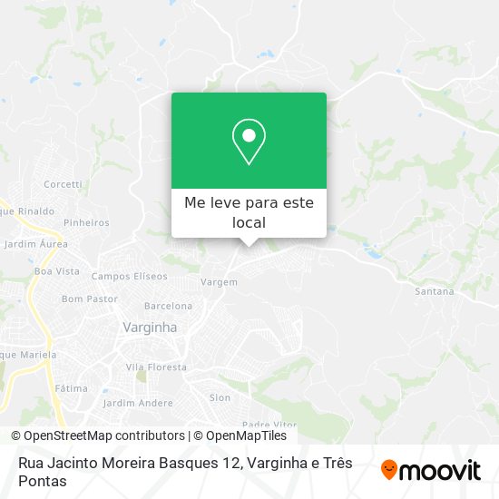 Rua Jacinto Moreira Basques 12 mapa