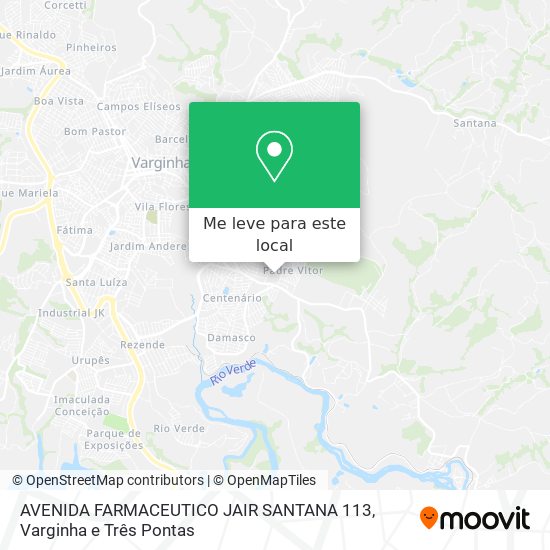 AVENIDA FARMACEUTICO JAIR SANTANA 113 mapa