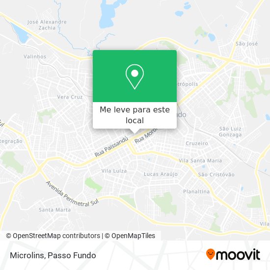 Microlins mapa