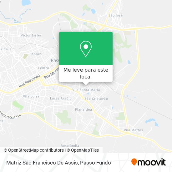 Matriz São Francisco De Assis mapa