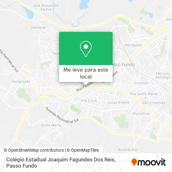 Colégio Estadual Joaquim Fagundes Dos Reis mapa