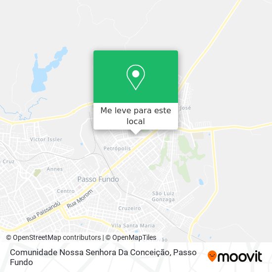 Comunidade Nossa Senhora Da Conceição mapa