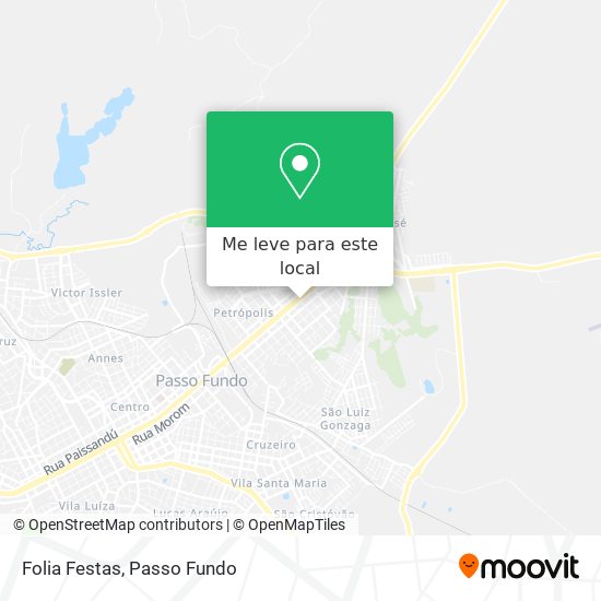 Folia Festas mapa