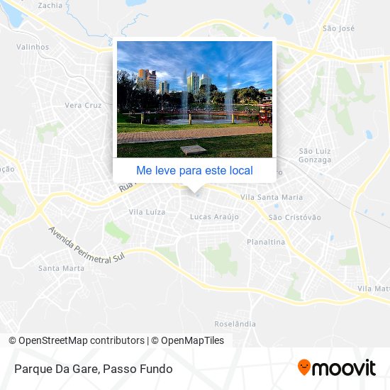 Parque Da Gare mapa