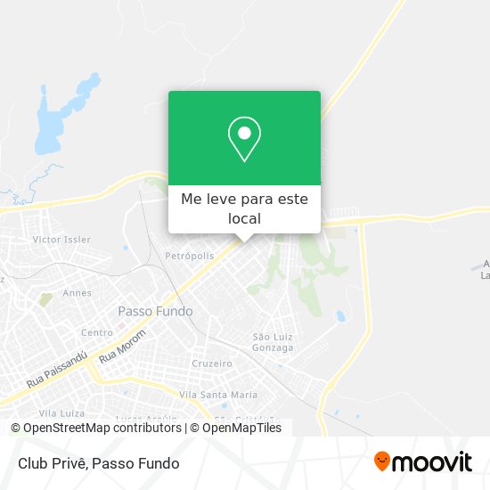 Club Privê mapa